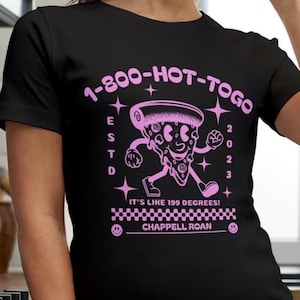 Chappell Roan Fan Shirt | 1-800-HOT-TOGO Retro Pizza Tee