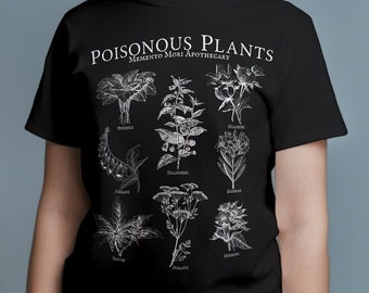 Poisonous Plants T-Shirt | Vintage Apothecary Herbalism Tee