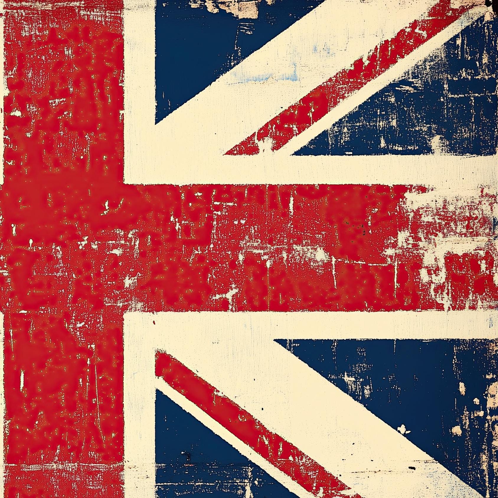 Distressed Union Jack Flag Art: Vintage British Decor (digital File) - Etsy