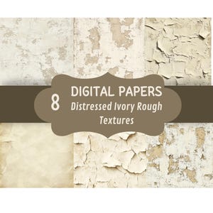 Avorio invecchiato, accenti grezzi, motivo digitale, carta digitale, 8 pagine, 12 x 12, anticato, album, pagine di diario, diario spazzatura