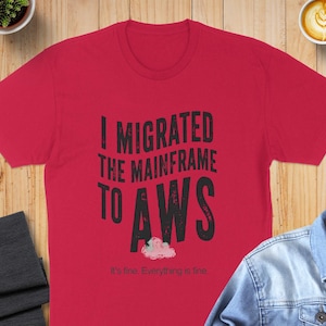Stordator till AWS-migrering T-shirt, IT-molntjänsttröja