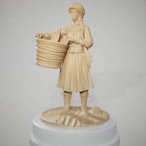 Villager for D&D 3D  STL File - 3D Design 3D Printer &quot;Villager&quot; STL