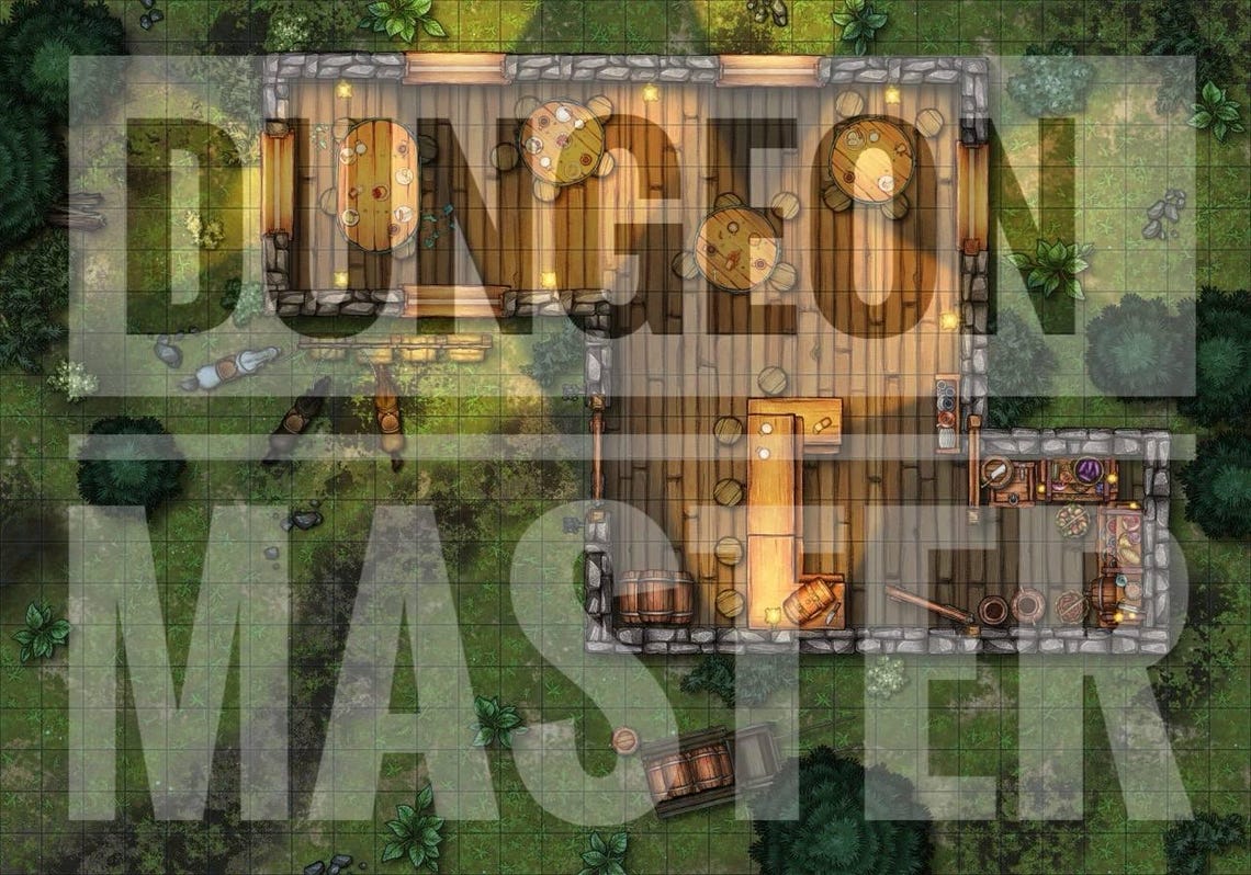 Buy D&D Tavern Battle Map, 4K Dnd (digital Map) Online in India - Etsy