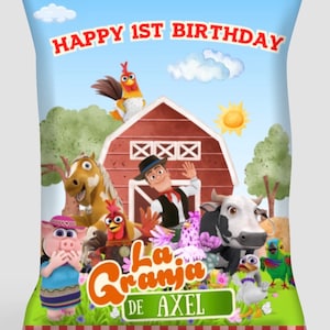 Personalized La Granja Birthday Snack Bag - Party Favors