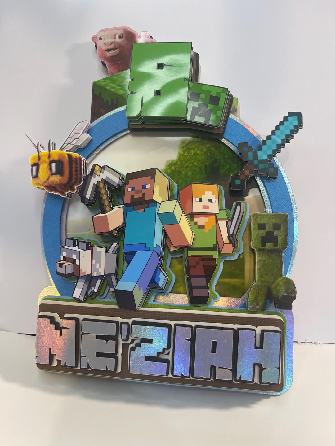 3D Cake Topper - Etsy