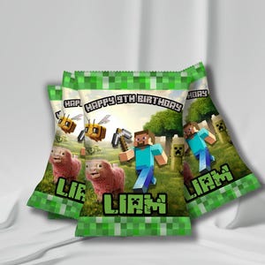 Personalized chip bag,  Birthday Chips,  Party Favor Bags Birthday Party,  Decorations for parties favors for kids.