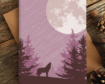 blank card set / wolf moon