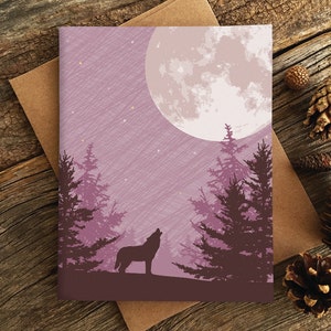 Blankokarten Set / Wolf Mond