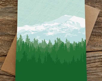 blank note card set / mountains