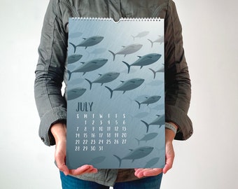 2024 Wall Calendar / Large Wildlife Calendar / Endangered Species