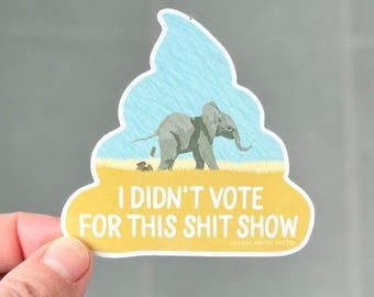 didn't vote for this sticker