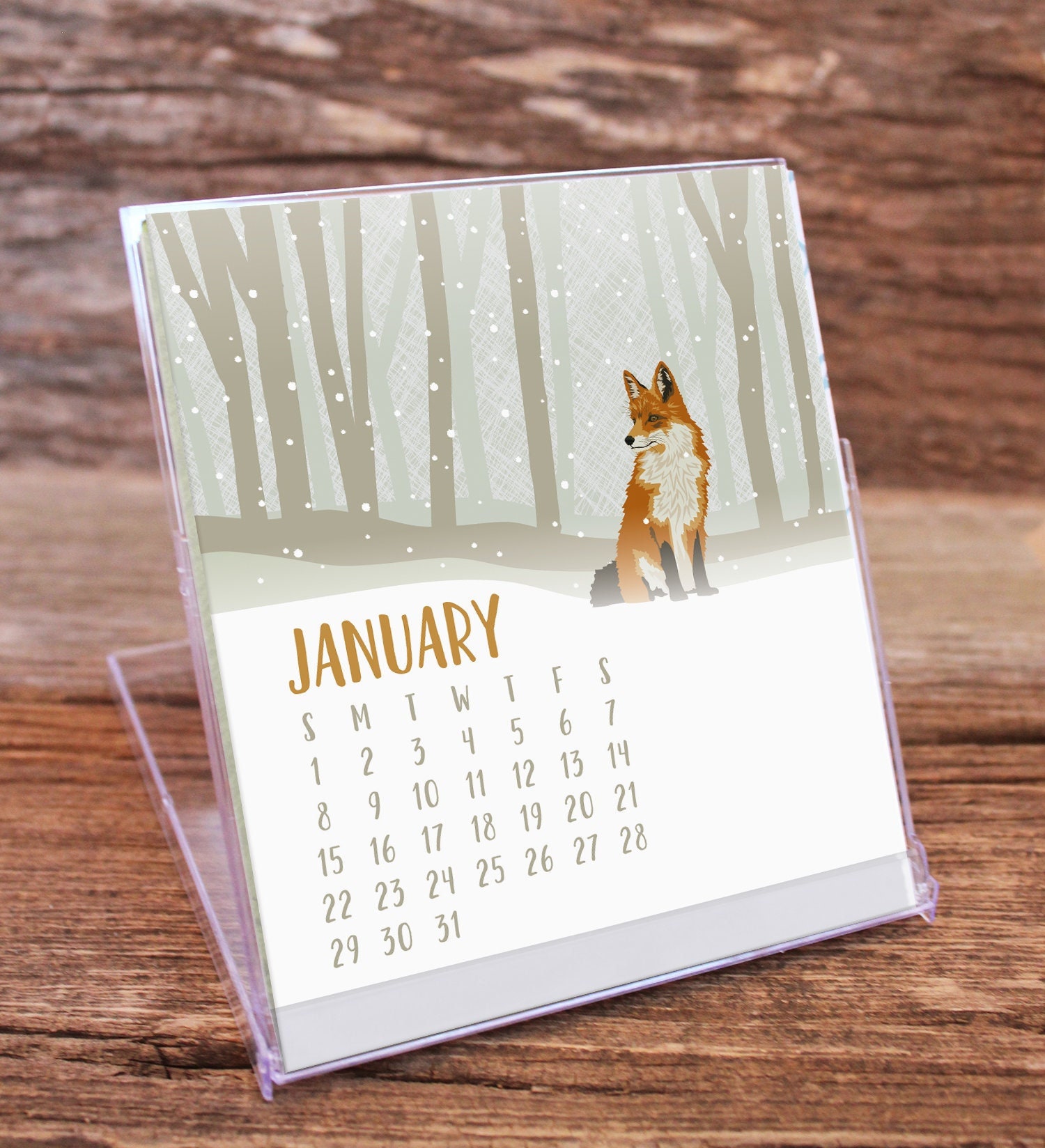 Animal Calendar 2023 Farfi Biscuit Rabbit Little Dog Colorful Bear 