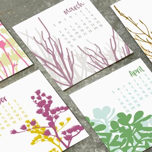 2024 Desk Calendar / Botanical