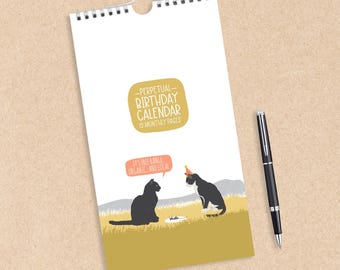 Perpetual Calendar / Birthday Calendar
