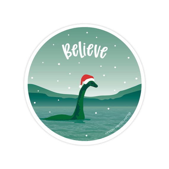 Nessie Believe Sticker - Etsy
