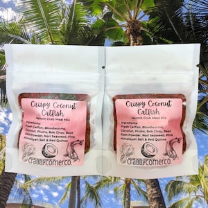 Crispy Coconut Catfish Meal Mix | Hermit Crab Food
