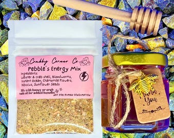Hermit Crab Energy Bundle, Hermit Crab Food, Food for Sick or Weak Hermit Crab, Hermit Crab Emergency, Missing Limb Hermit Crab
