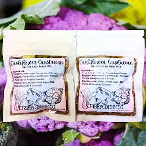 Cauliflower Crustacean Meal Mix | Hermit Crab Food
