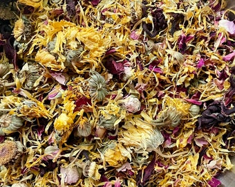 Flower Foraging Mix for Hermit Crabs, Hermit Bouquet Foraging Mix, Hermit Crab Foraging, Dried Flowers for Hermit Crabs Enrichment