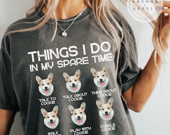 Custom Dog Photo T-Shirt: Funny Personalized Pet Lover Gift