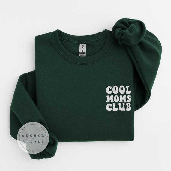 Embroidered Sweatshirts Cool Mom Sweater Embroidered Cool Moms