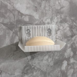 Shower Wall Suction Soap Holder | Wall Mounted | 3d printed