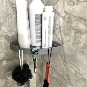 The Ultimate Corner Shower Organizer | 3D Printed Durable Suction Corner Caddy | Declutter Your Shower | Tool-Free & Rustproof