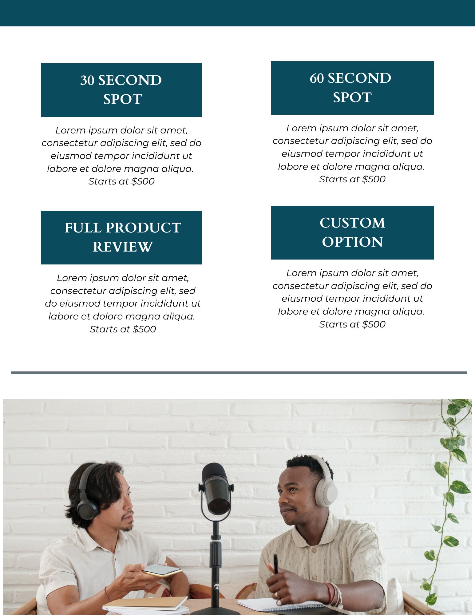Podcast Media Kit Template Podcast Rate Card Media Kit Canva Template Podcast Media Kit Template Podcast Rate Card Media Kit Canva Template