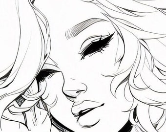 Digital Coloring Sheet: No. 13