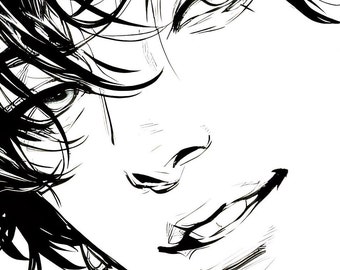 K-Pop Inspired Digital Coloring Sheets: No. 10