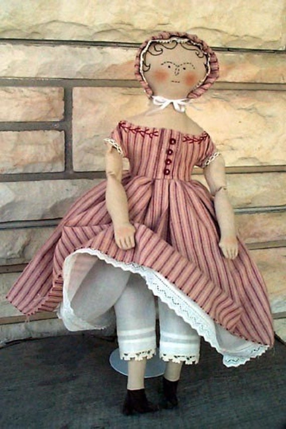 Matilda Folk Art Doll E Pattern
