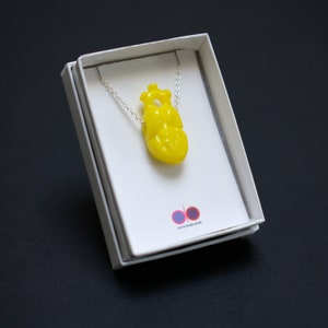 Anatomical Glass Heart Pendant image 6