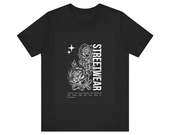 Streetwear Design Unisex Jersey Short Sleeve Tee Black