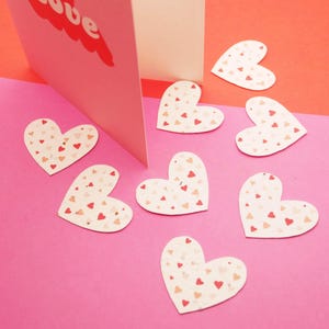 Confettis coeurs à planter - Cadeau de faveur graines