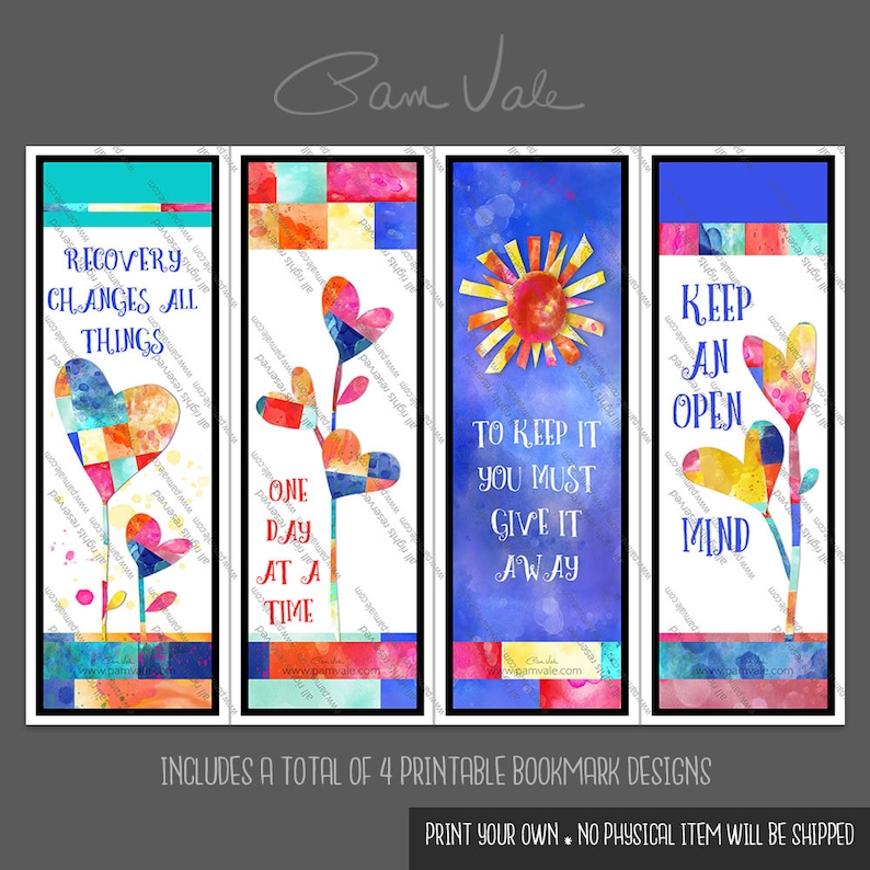 Serenity prayer printable bookmarks - holfcommunity