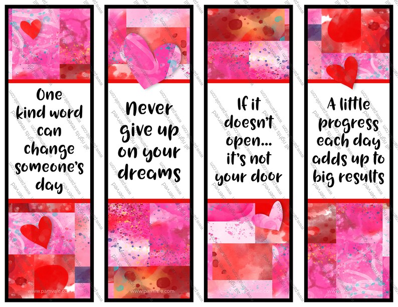 digital download serenity prayer printable bookmarks etsy