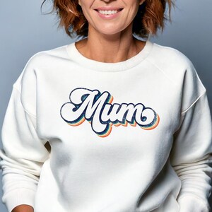 Sublimation vintage rétro pour maman et maman PNG | Cadeau pour maman style années 70 en détresse | Téléchargement numérique pour la fête des Mères | Design par sublimation pour t-shirts