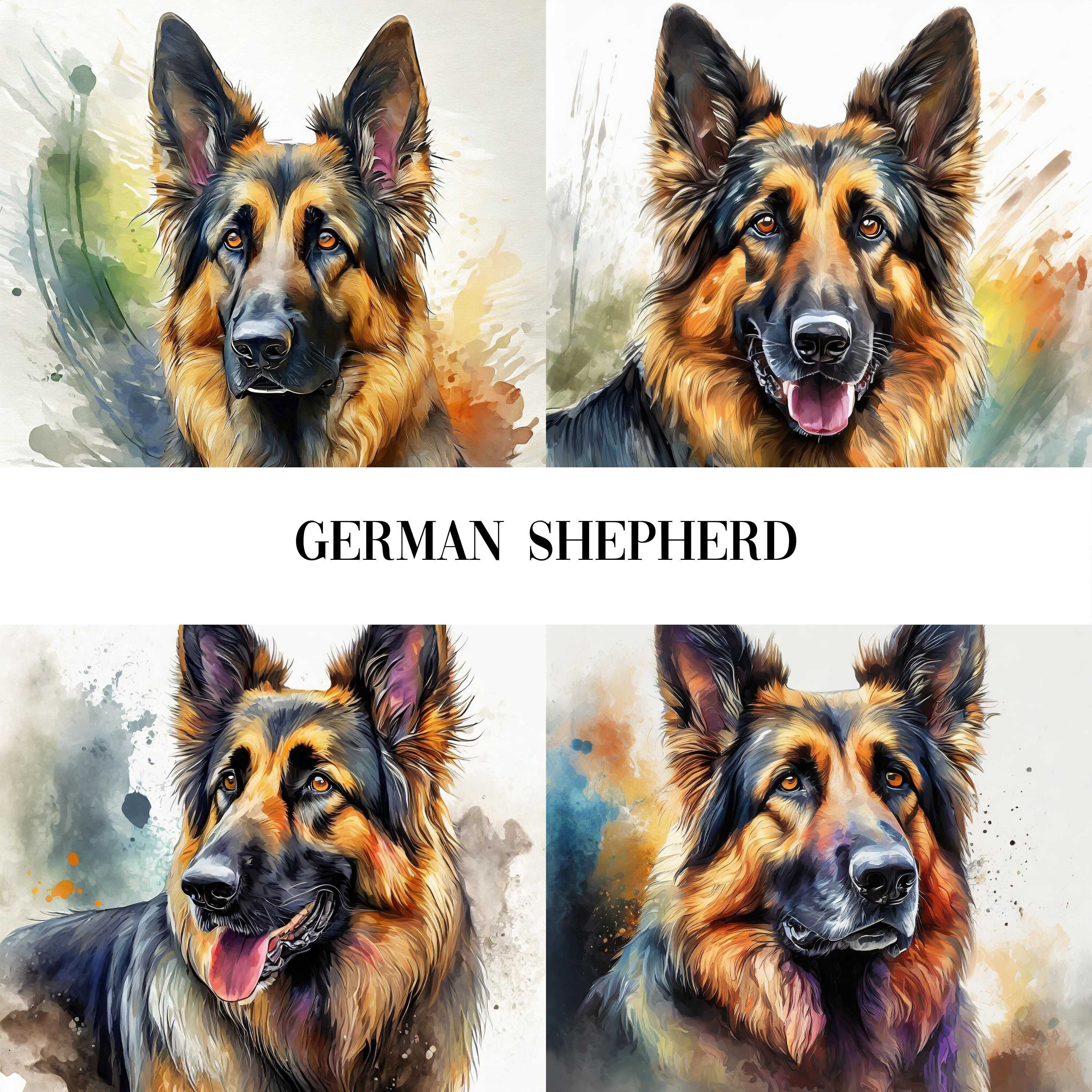 Watercolor Dog Breeds Clipart, Sublimation PNG Bundle (digital Download ...