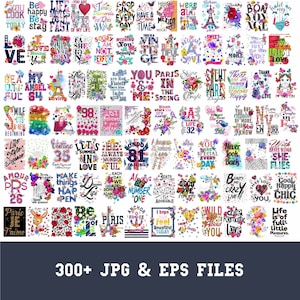 300+ Kids T-shirt design pack, Sublimation designs, JPG and EPS