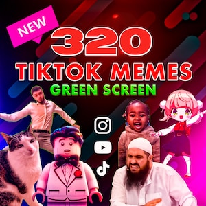 320 個の人気の Tiktok ミーム グリーン スクリーン MP4 ファイルで面白いコンテンツを作成 TikTok Instragm Youtube / Tiktok ミーム / Tiktok グリーン スクリーン