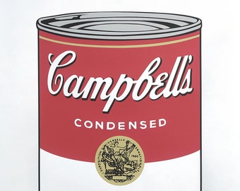 【1949年製】 キャンベルスープ ウォーマー ヴィンテージ アンティーク Campbell's Vegetable Soup can Original Vintage Can and Label