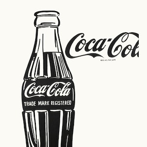 Andy Warhol - アンディウォーホル　コカ・コーラシルクスクリーン 素晴らしいユニークなポップアートの絵画 - コカコーラのボトル