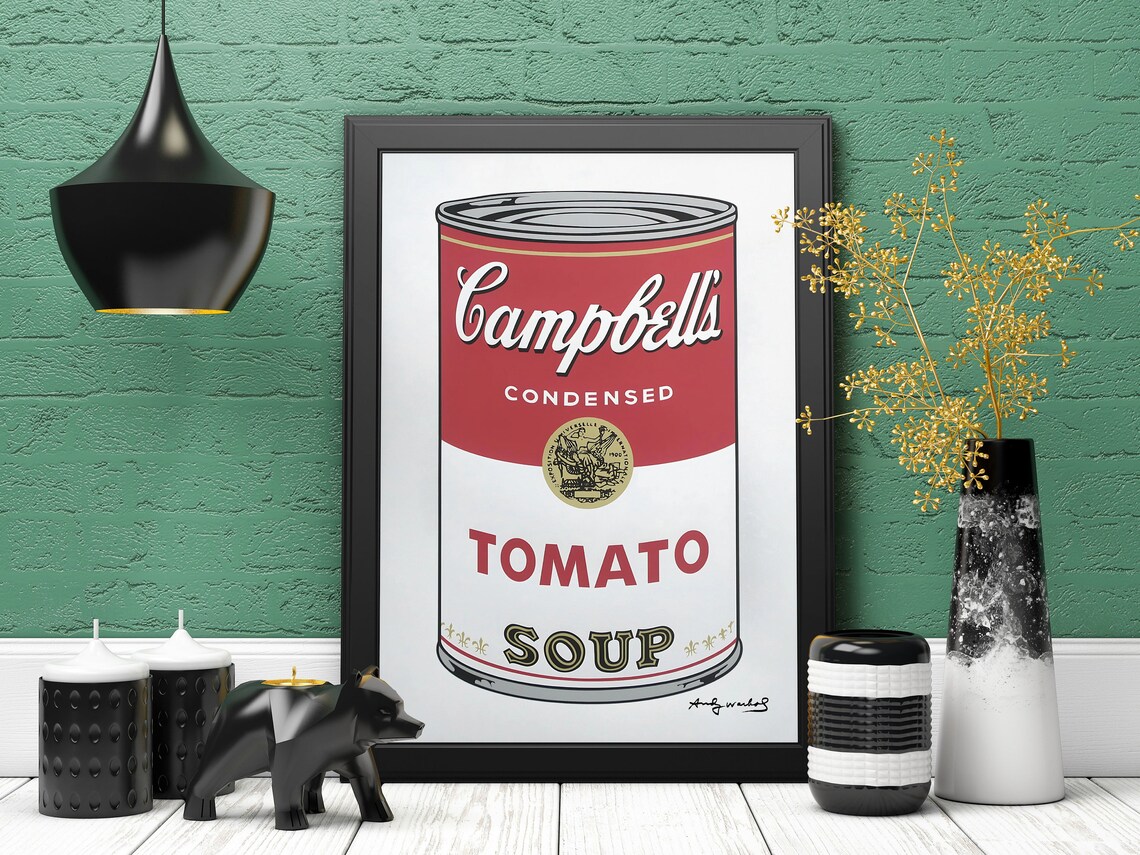 Campbell's Soup Can, Andy Warhol, Pop Art - Etsy