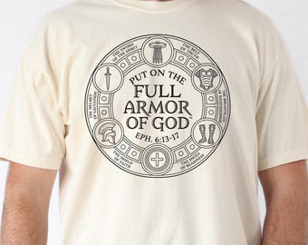 Armor Of God Christian Shirt, Christian Shirts For Men, Mens Christian Shirt, Bible Verse Faith Shirt, Christian T Shirts, Christian Tee