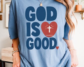 Teen Christian Shirt Gift for Women, Comfort Colors 1717 Tee, Christian Graphic Tee, Faith Based Apparel, Trendy Church Girl Shirt