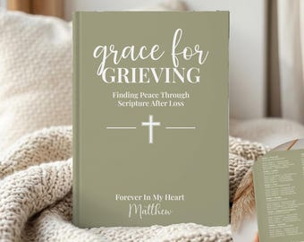 Sympathy Gift for Loss of Father, Condolence Gift for Grieving Daughter, Christian Woman Bereavement Journal, Sympathy Grief Journal Gift