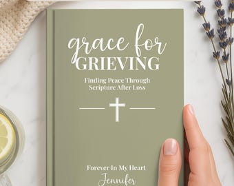 Personalized Memorial Journal for Sister Loss, Christian Bereavement Gift, Guided Scripture Journal for Grief Support, Sympathy Gift
