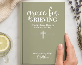 Grief Journal for Loss of Dad, Guided Scripture Healing Journal, Christian Grieving Journal, Dad Loss Sympathy Gift, Father Grief Journal