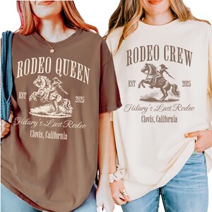 Custom Rodeo Bachelorette Party Shirt, Bride Bachelorette Shirt, Western Bachelorette Shirts, Country Cowgirl Bachelorette Gift Shirts