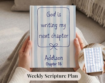 18th Birthday Scripture Journal, Christian Gift for Daughter, Hardcover Prayer Journal, Faith Keepsake Book, Bible Gift for Daughter